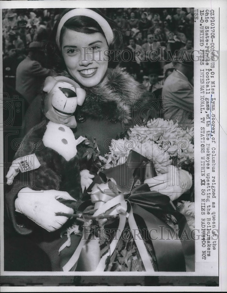 1959 Miss Lynn Goorey Queen Ohio State - Historic Images