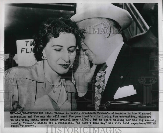 1920 Thomas J. Gavin Pres. Truman's Missouri Delegation  - Historic Images