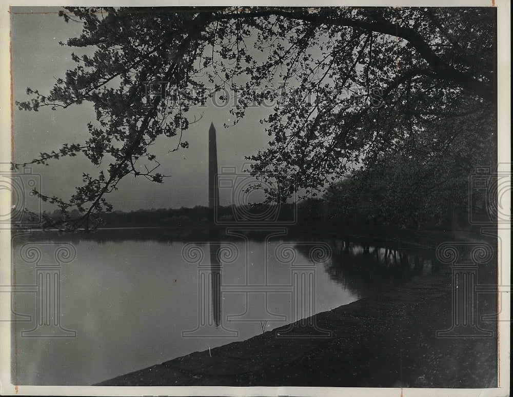 1929 Press Photo View of the Washington Monument - Historic Images