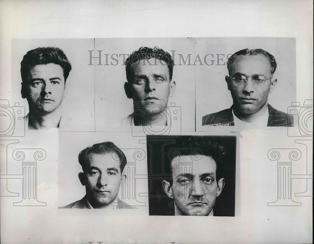 1947 Jail Escapees Alfred Minutola,Christopher Elsis,Anthony Aiello - Historic Images