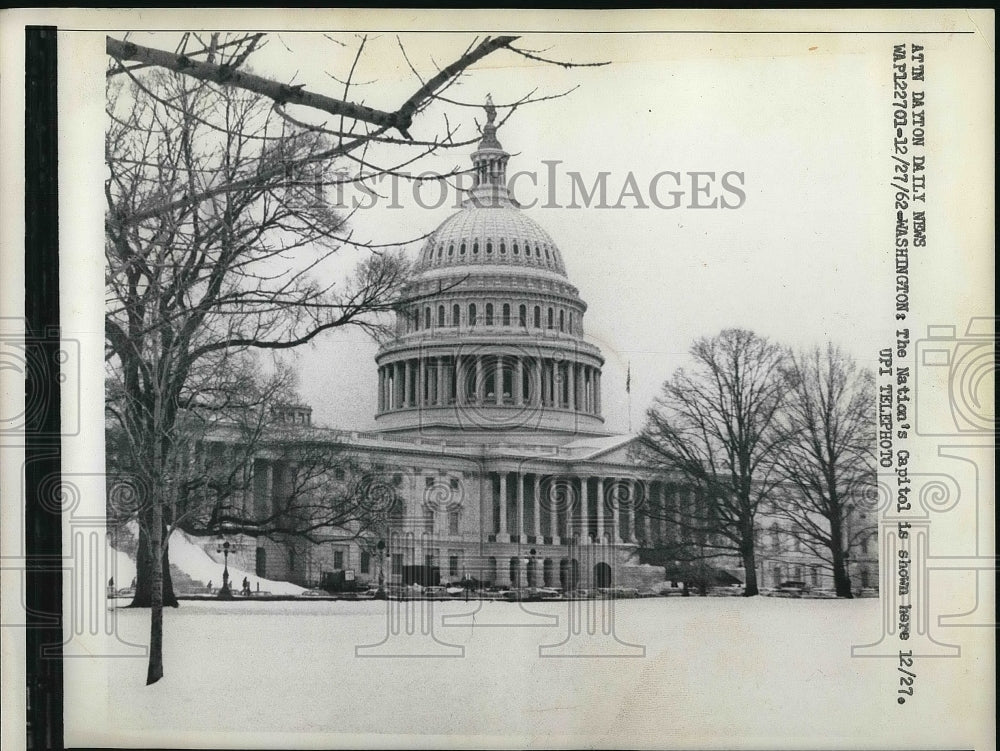 1962 View Of Nation's Capitol In Washington D.C.  - Historic Images