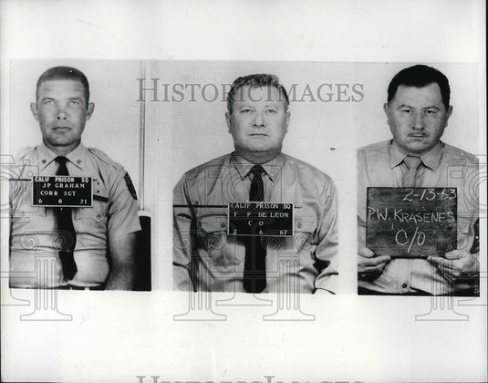 1971 Sgt. Jere Graham,Officer Frank De Leon & Officer Paul Krasenes - Historic Images