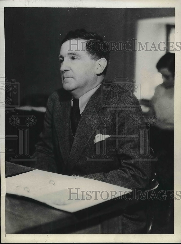 1933 Sheridan Downey Special Examiner For Senate Of California - Historic Images