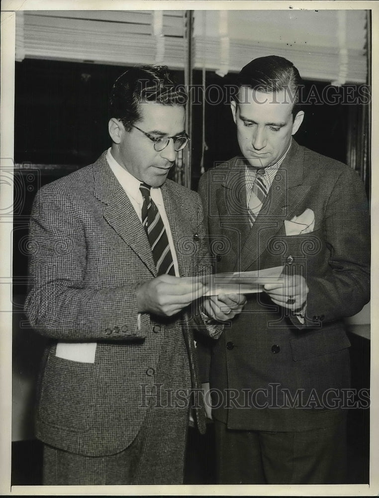 1938 Press Photo Arnando D'Almeida Rep. Of Brazilian Press Association - Historic Images