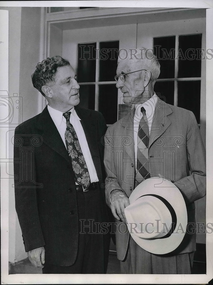 1945 Senator Sheridan Downey &amp; Dr. Francis E. Townsend In Washington - Historic Images