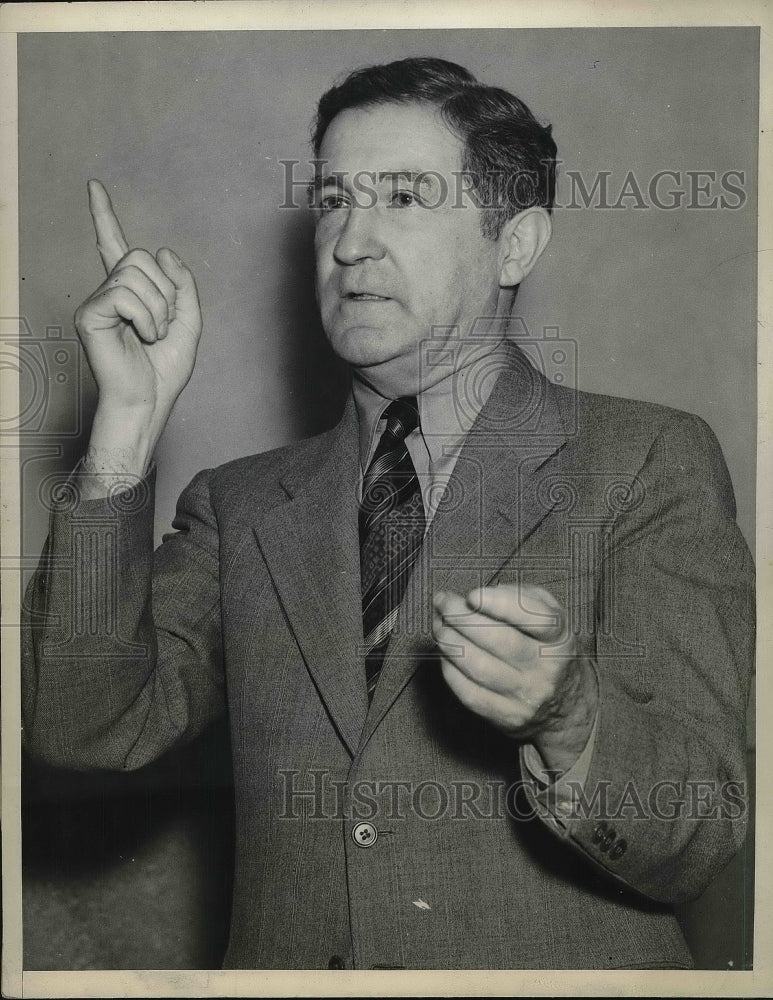 1938 Senator Sheridan Downey During Election In California - Historic Images
