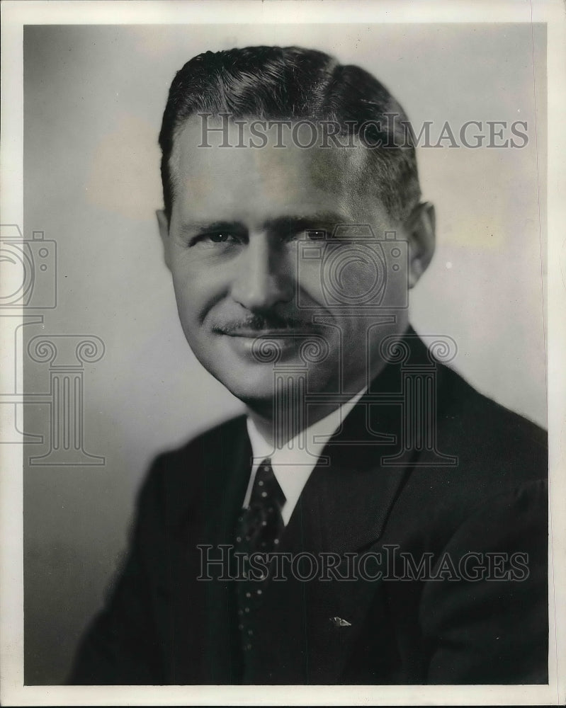 1941 Wilbur Shaw, sales mgr at Firestone Aviation Corp.  - Historic Images