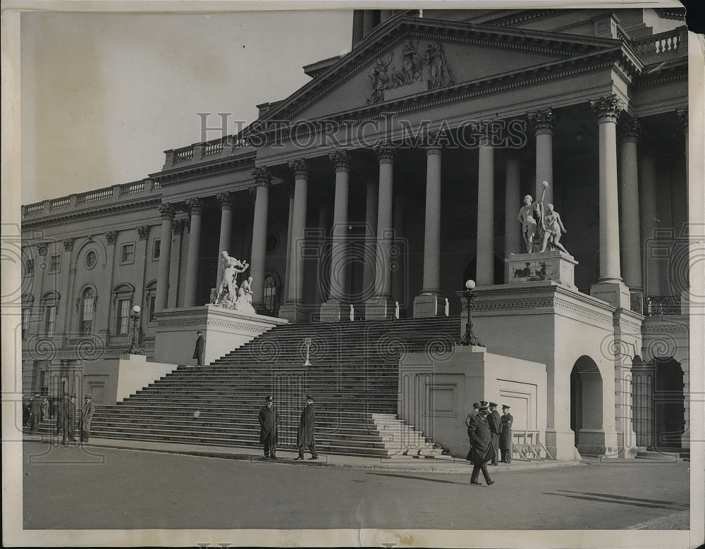 1932 Press Photo View of the D.C. Capitol building - Historic Images