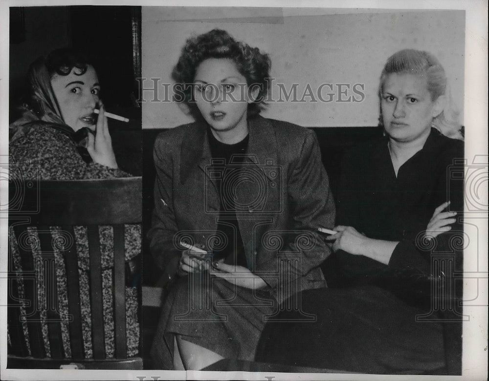 1950 Mrs. Jacqueline Smead, Mrs. Virginia Bobb, Patricia Owen - Historic Images