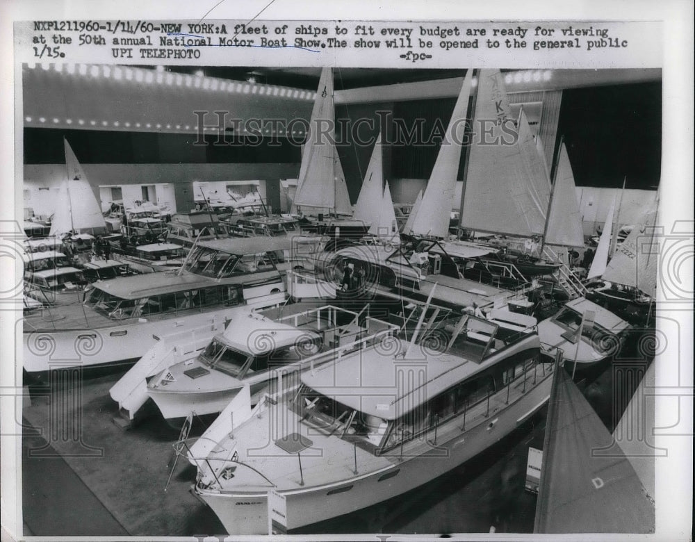 1960 National Boat Show in NYC  - Historic Images