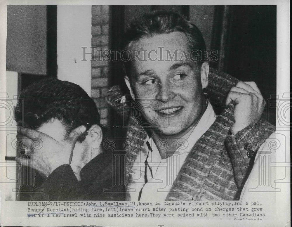 1954 John L Smallman, Canadian playboy  - Historic Images
