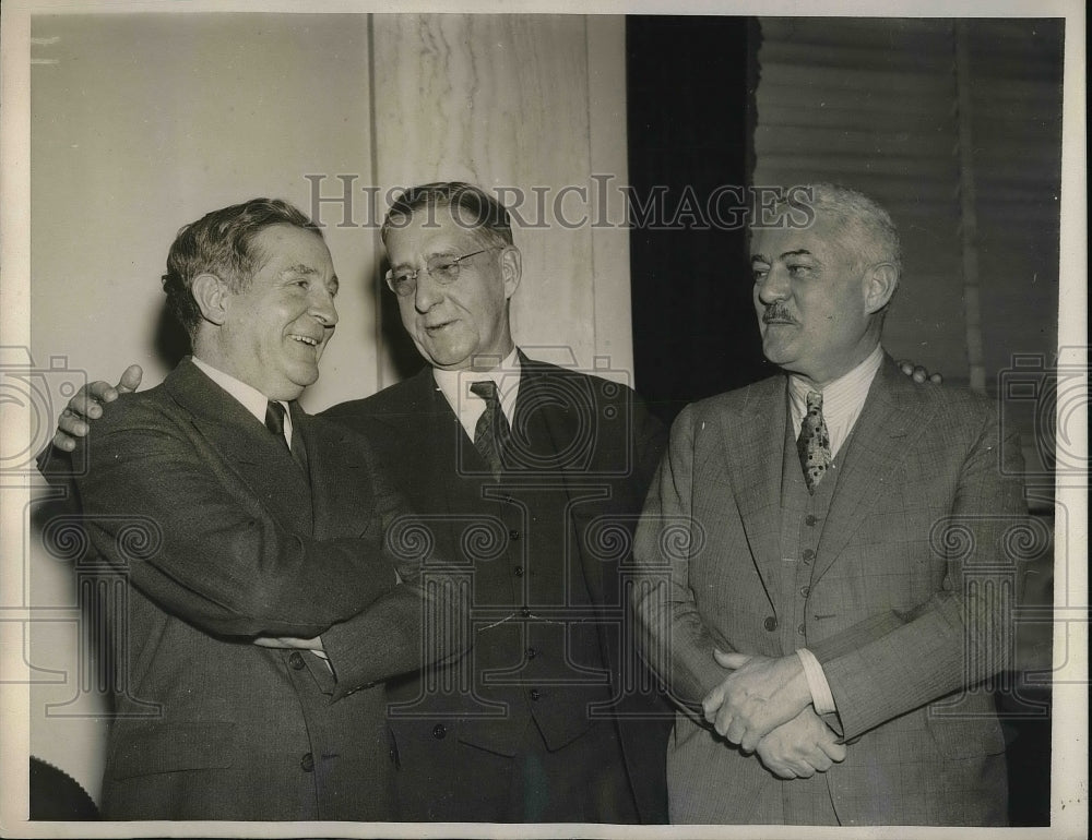 1940 Senators S Downey, Cal.JW Bailey N.C.,Rep F Buck, Calif. - Historic Images