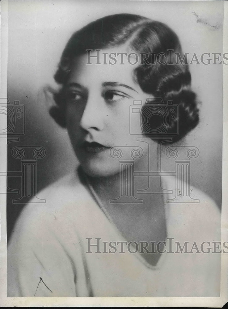 1933 Press Photo Lily Busch Magnus Wedding Rehearsal Invaded by Gunmen - Historic Images