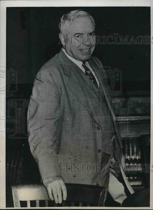 1938 Press Photo Dr Samuel Massangill Drug Manufacturer Federal Trial - Historic Images