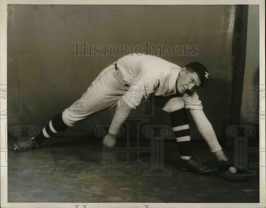 1930 Press Photo Frank Nemeth 1st Baseman For Class A White Motors - nea95868-Historic Images