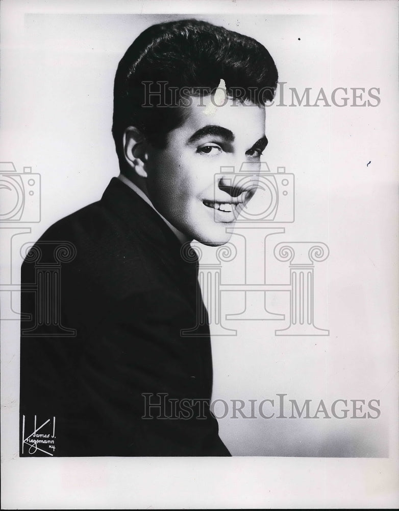 1962 Press Photo Joey Dee, Lead singer and founder of The Starliters groups.-Historic Images