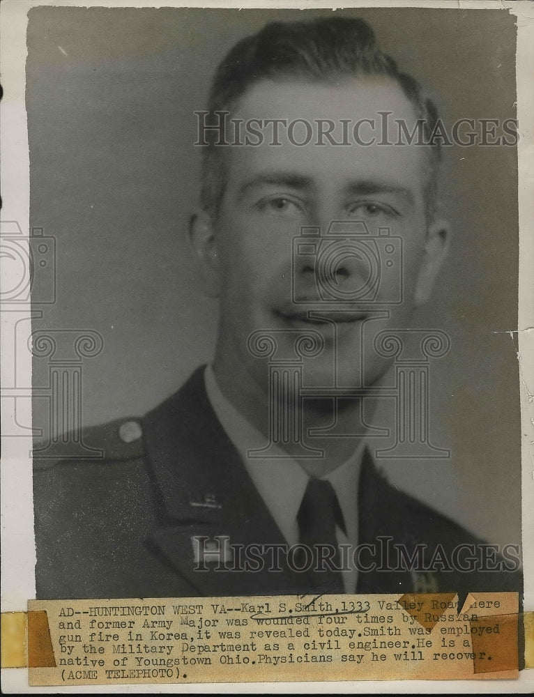 1948 Huntingtin, W.Va. Karl S. Smith, ex US Army Maj.  - Historic Images