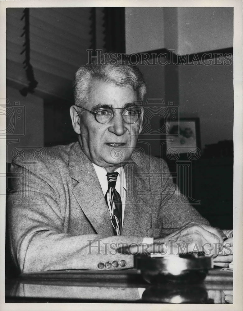 1950 James P. Shieldsm chief of Brotherhood of Locomotive Eng. - Historic Images