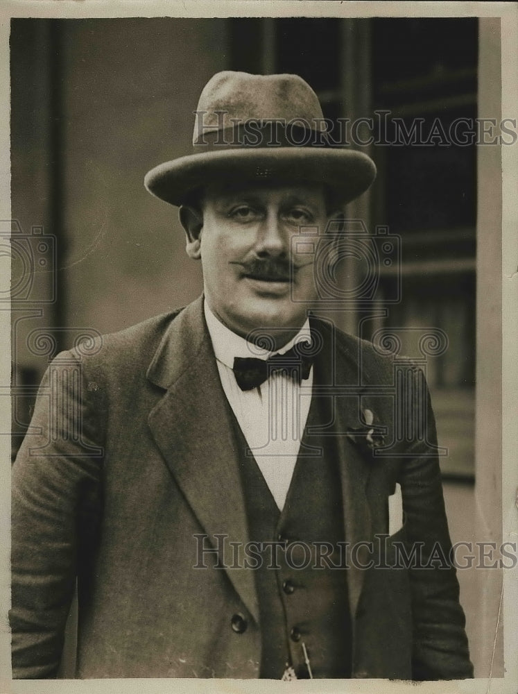 1925 Press Photo Mr J. Marchbanks, sec of railwaymen union - nea96217-Historic Images