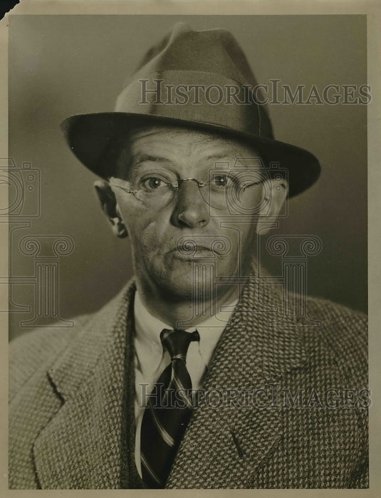 1933 Press Photo Direct Mail Advertising Executive T. N. Thompson Portrait - Historic Images