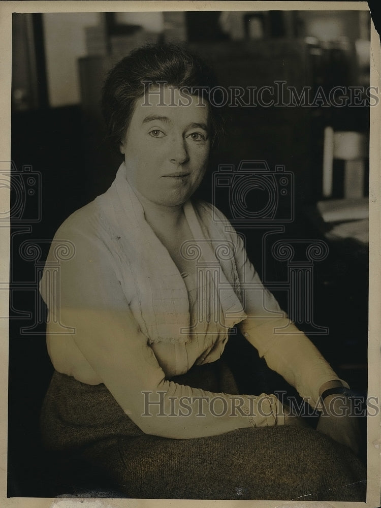 Press Photo Public Welfare Department General Inspector Mary Tinney Portrait - Historic Images