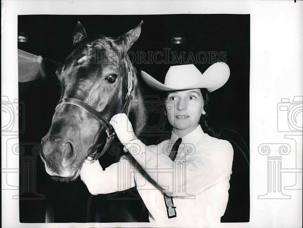 1959 Press Photo Miss Gerry Skipper Grand Champion Quarter Horse Mare - Historic Images