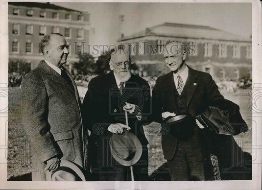 1936 College President William Otis Hotchkiss  - Historic Images