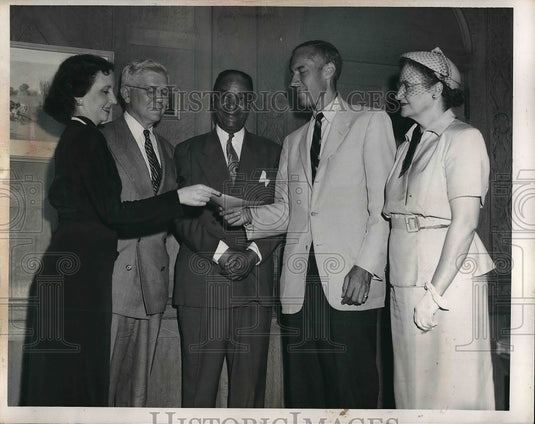 1951 Helen Mertz, Jesse T. Smith, B. Parham, W. Halle, Halle Store - Historic Images