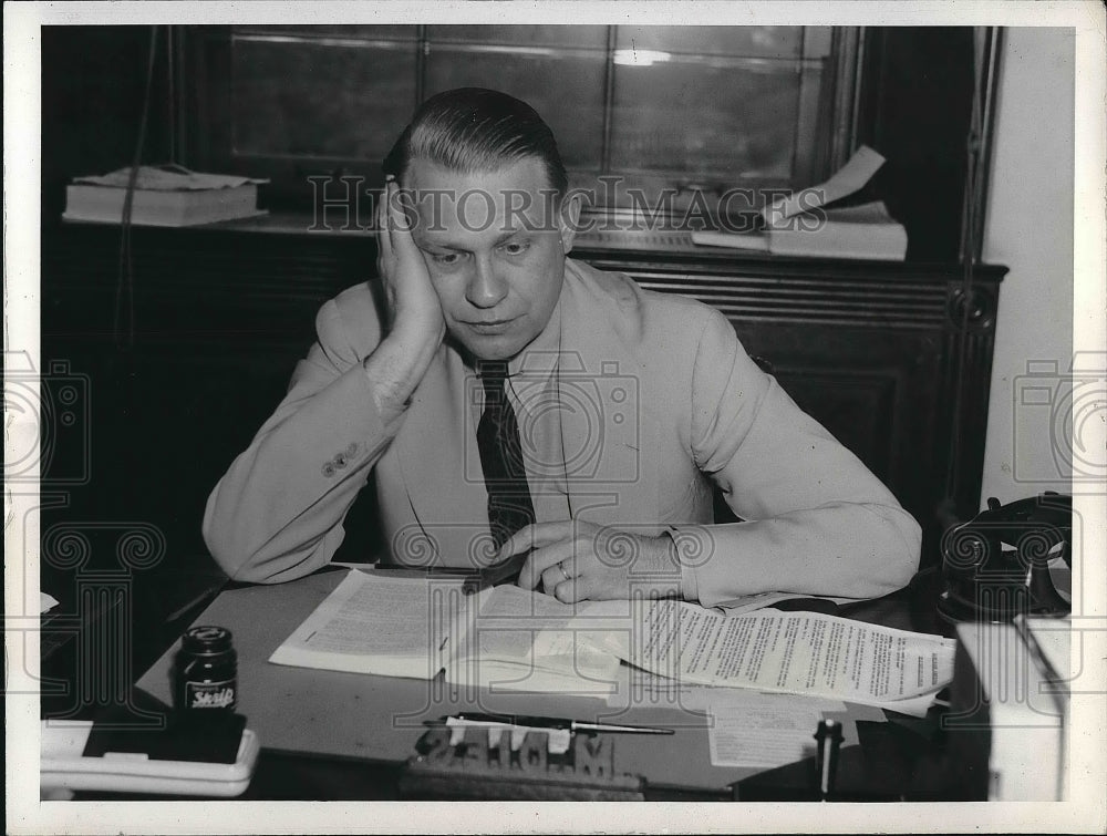 1938 Rep. Martin Dies of House Committee on Un - Historic Images