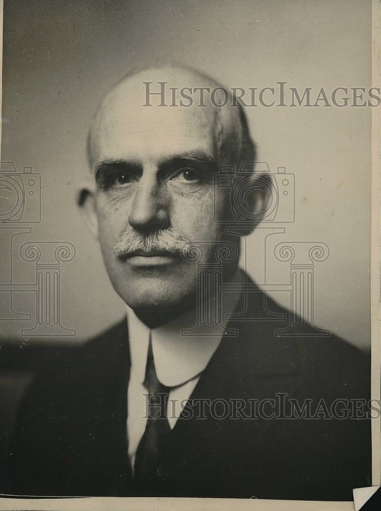 1925 Press Photo Milo Maltbie economist to work on nation's railways - Historic Images