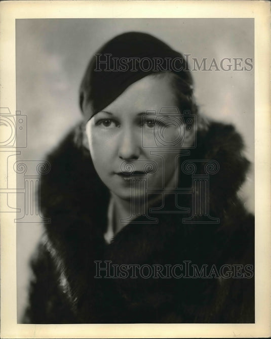 1934 Press Photo Shirley Newell - Historic Images