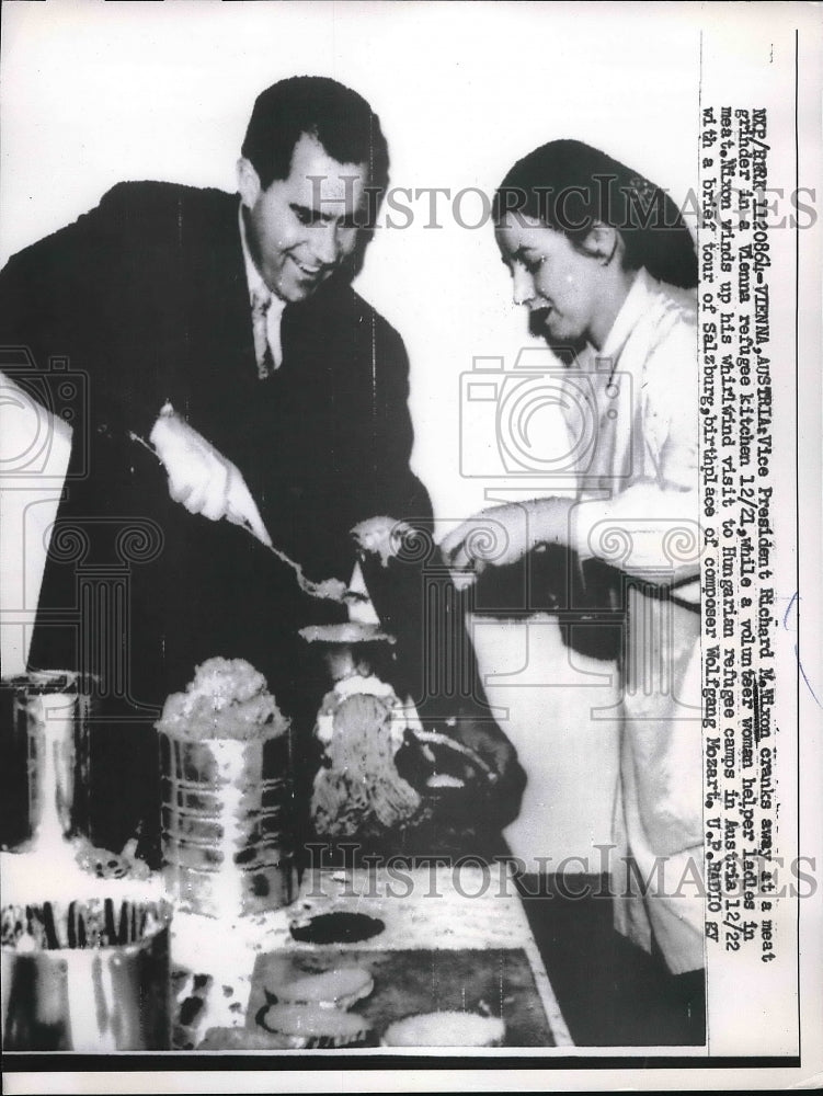 1957 Press Photo Vice President Richard M Nixon - nea96794 - Historic Images