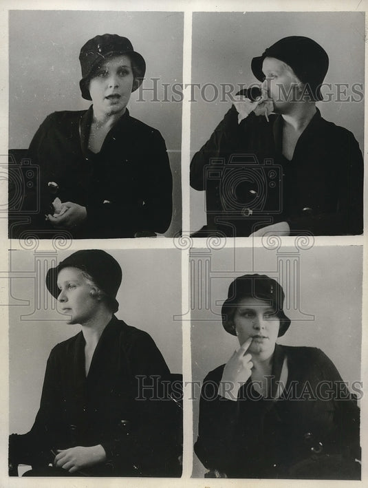 1932 LA Mrs. Smith testifies about death of film director Davidson. - Historic Images