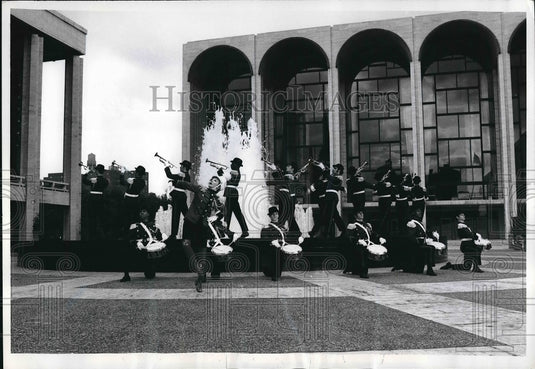 1969 band at the Lincoln Center in Metropolitan Opera House. - Historic Images