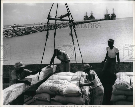 1963 Deep water Pier Place in West Coast St.Croix.  - Historic Images