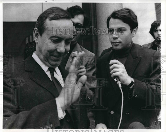 1969 French foreign Minister Michel Debre  - Historic Images