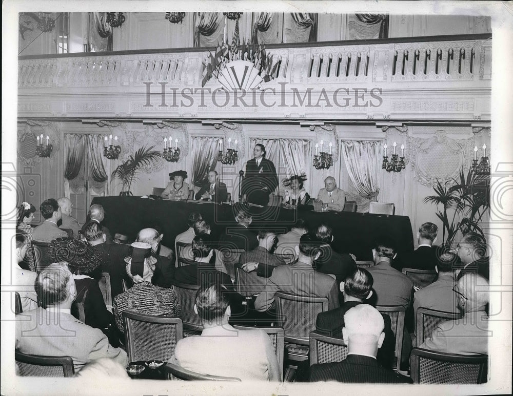 1944 Press Photo Democratic Natl Conv. M Sullivan,R Lambert,H Jones,A Kellett - Historic Images