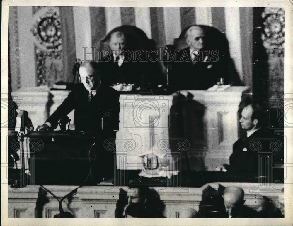 1935 President Roosevelt addresses Congress  - Historic Images