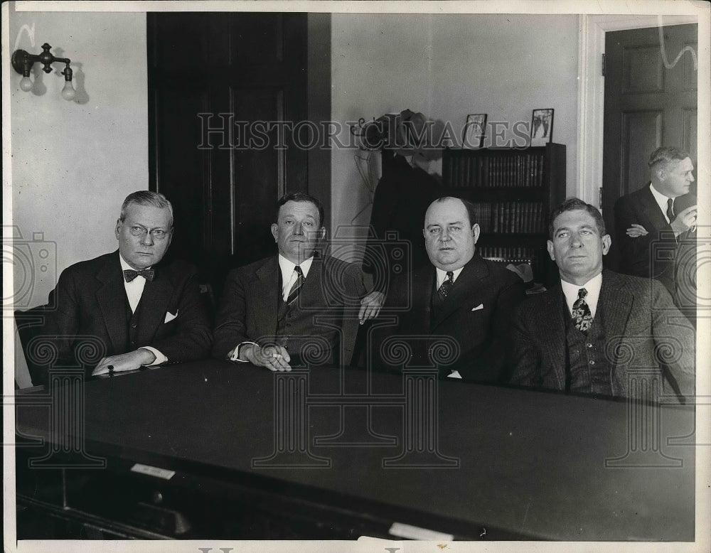 1932 Press Photo Cotton Merchants, WS Dowdell,Russell Clark, Chas Wells - Historic Images