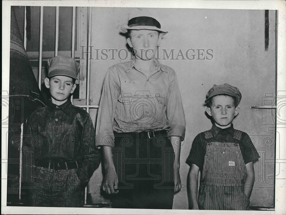 1939 Children Of Joe Storey Tom William And Ray  - Historic Images