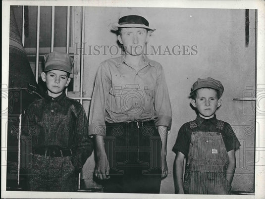 1939 Children Of Joe Storey Tom William And Ray  - Historic Images