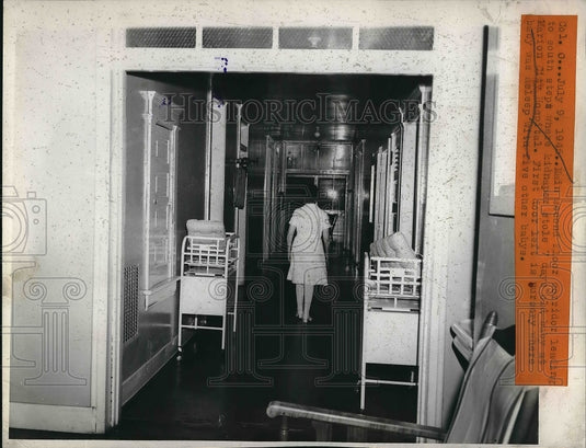 1945 Marion City Hospital Where Kidnapper Stole Baby  - Historic Images