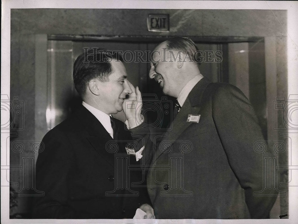 1937 Press Photo James Stahlam President American Newspaper Publishers Associati - Historic Images