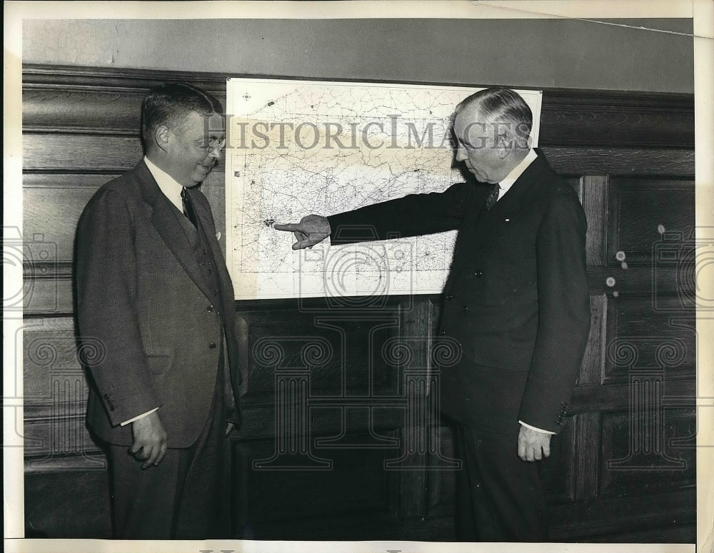 1934 Press Photo Attorney General William A. Schnader, Senator David A. Reed - Historic Images