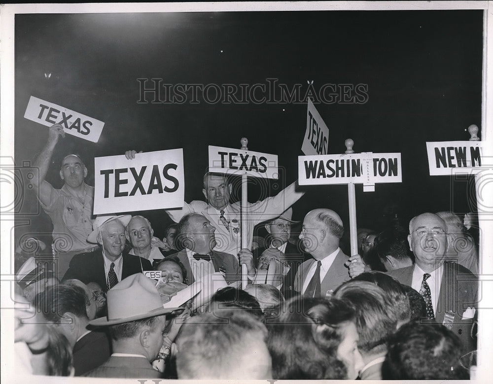 1944 Chicago, delegates at Democratic Natl Convention  - Historic Images