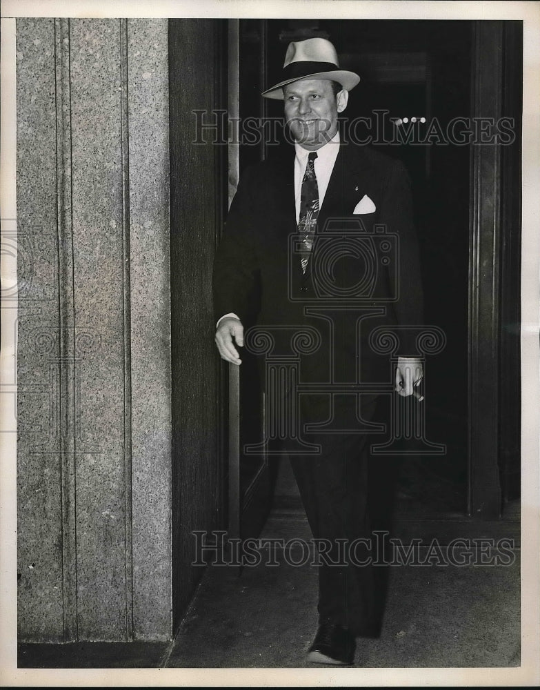 1938 Press Photo Milton Bernard, witness in Hines Trial at Supreme Court - Historic Images