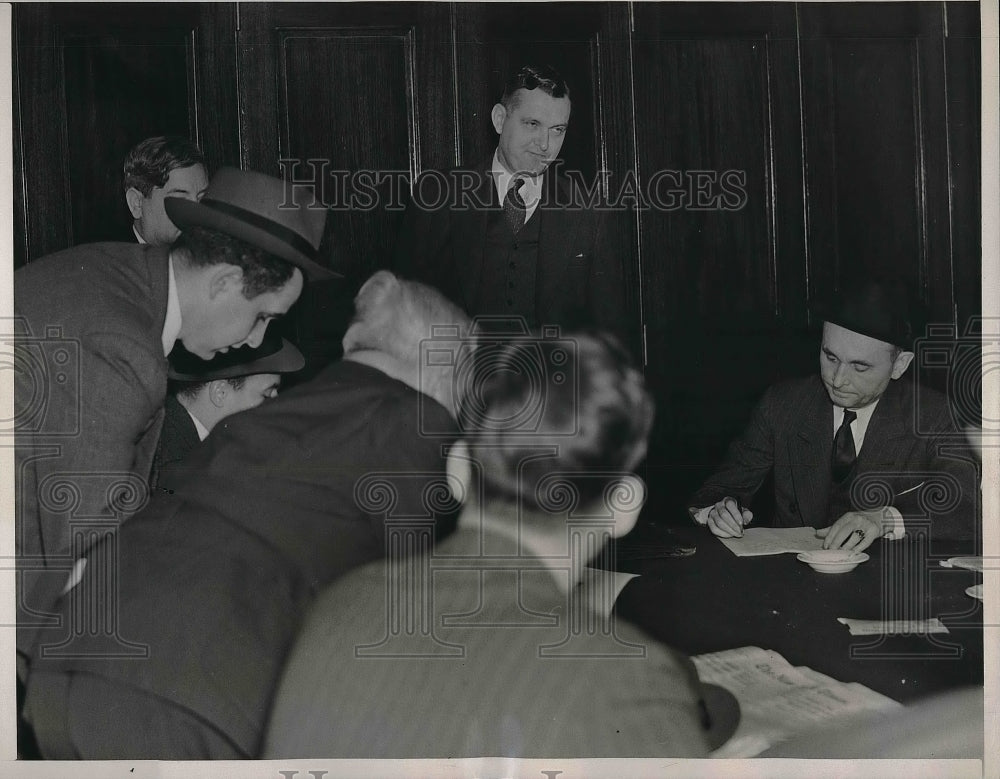 1939 Press Photo John R. Steelman, head of the US Conciliation Service - Historic Images