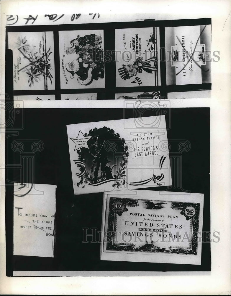1941 Postal Service Stamps for Christmas  - Historic Images
