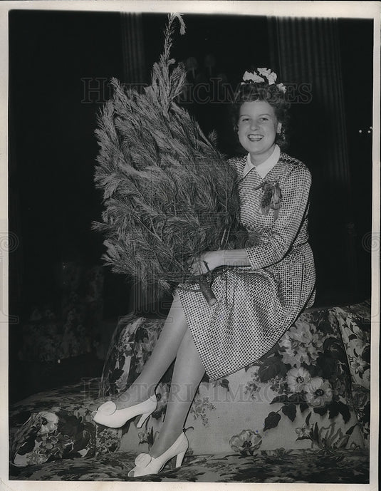 1944 Press Photo Marguerite Staples of Main at Democratic National Convention - Historic Images