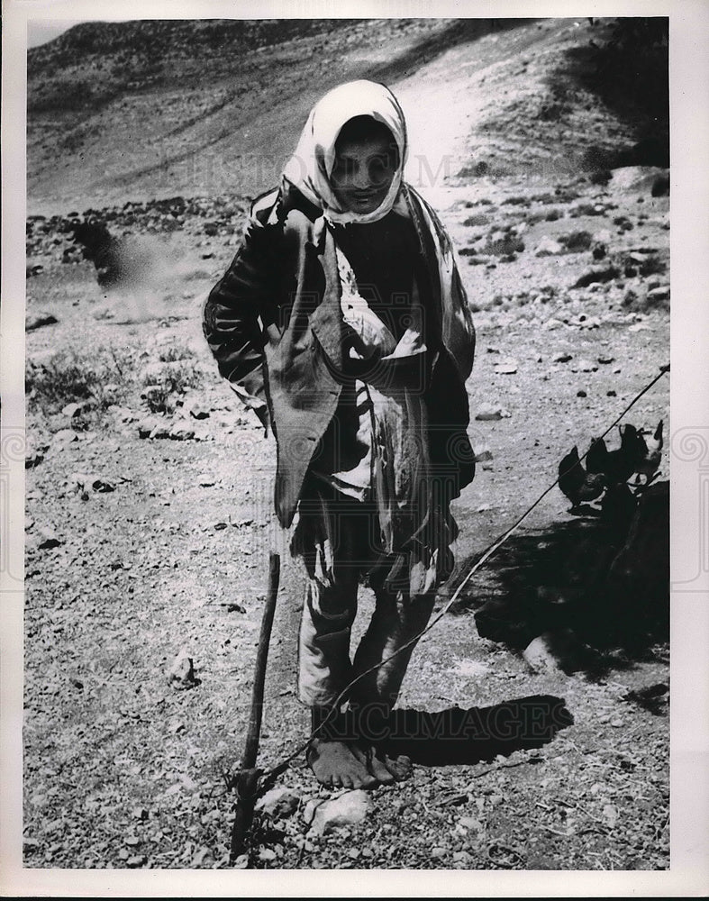 1953 a woman in rural Lebanon  - Historic Images